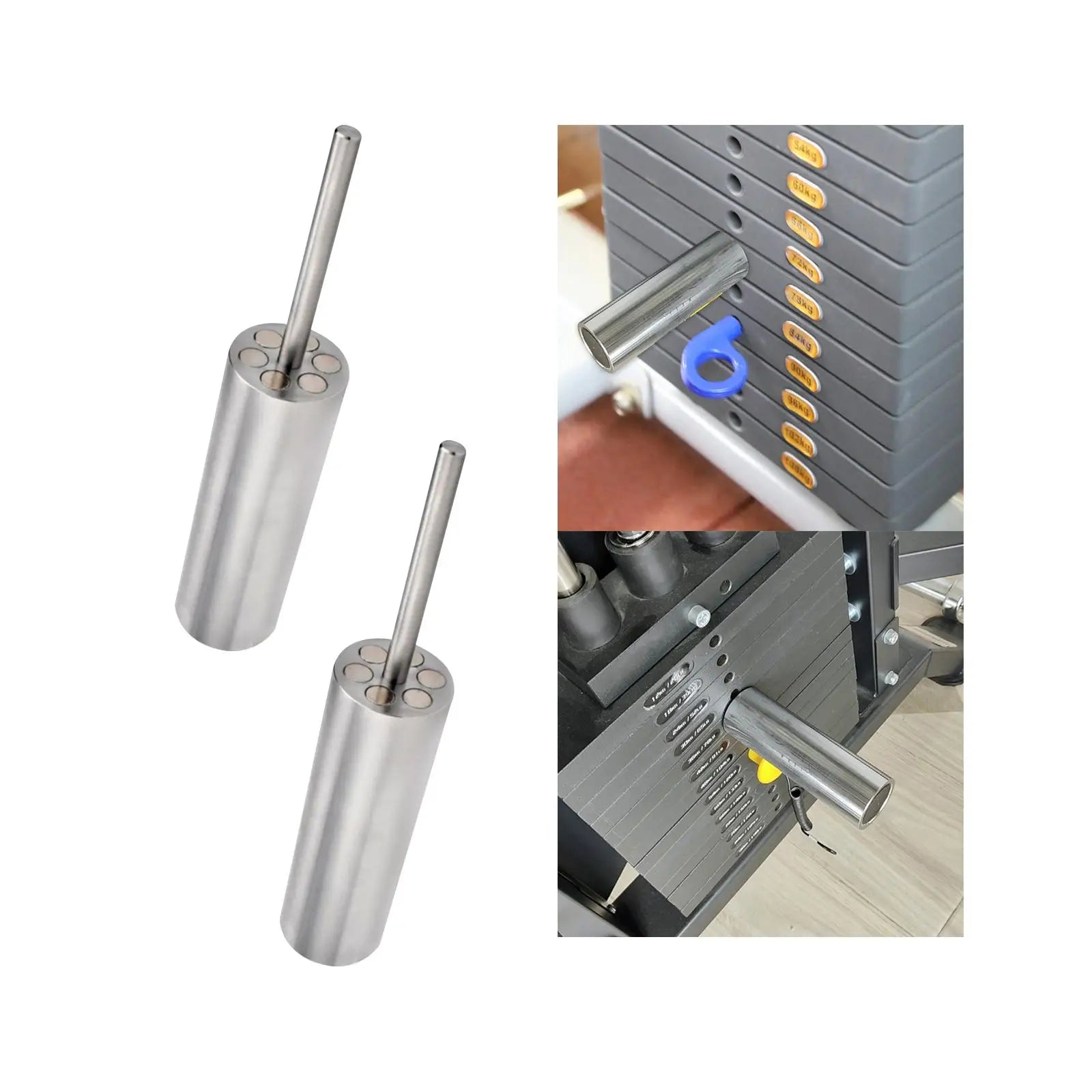 Weight Stack Plate Loading Pin Accessories Replacement System Barbell Loading Pin Heavy Duty for Fitness Gym Cable Pulley System