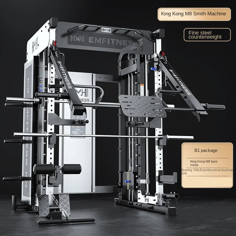 New Multi-Functional Smith Machine Indoor Commercial Bird Squatting Frame Gym