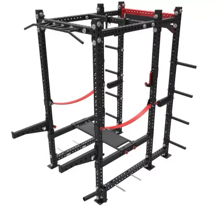 Gym Fitness Equipment Multifunction Adjustable Barbell Squat Power Rack Cage