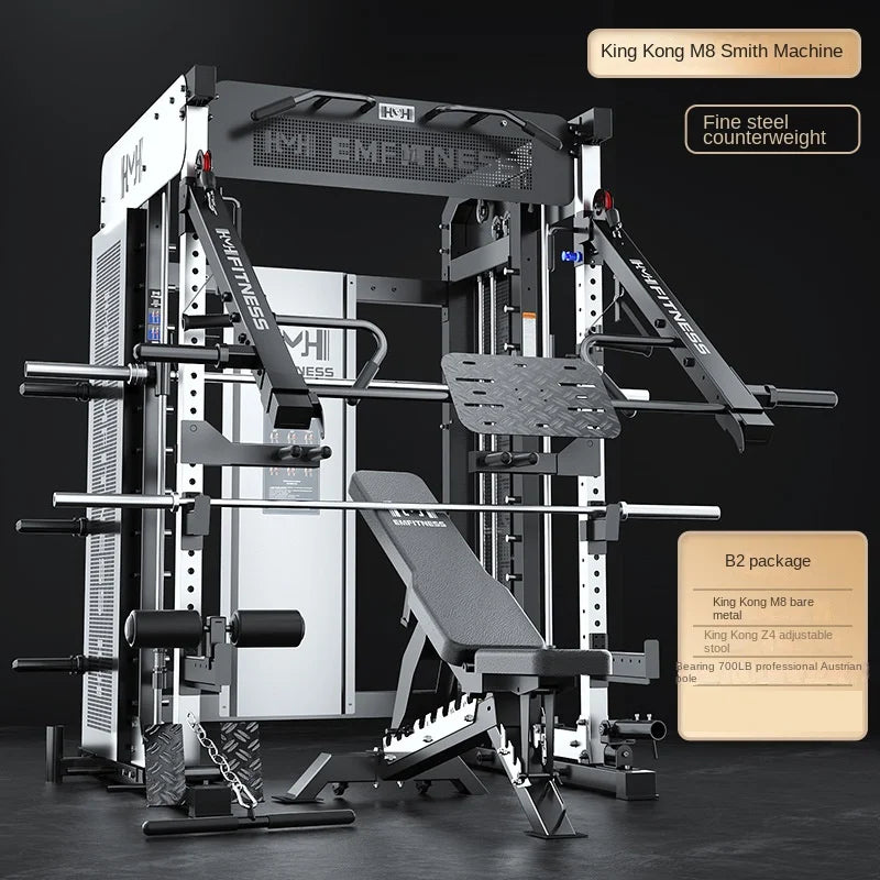 New Multi-Functional Smith Machine Indoor Commercial Bird Squatting Frame Gym