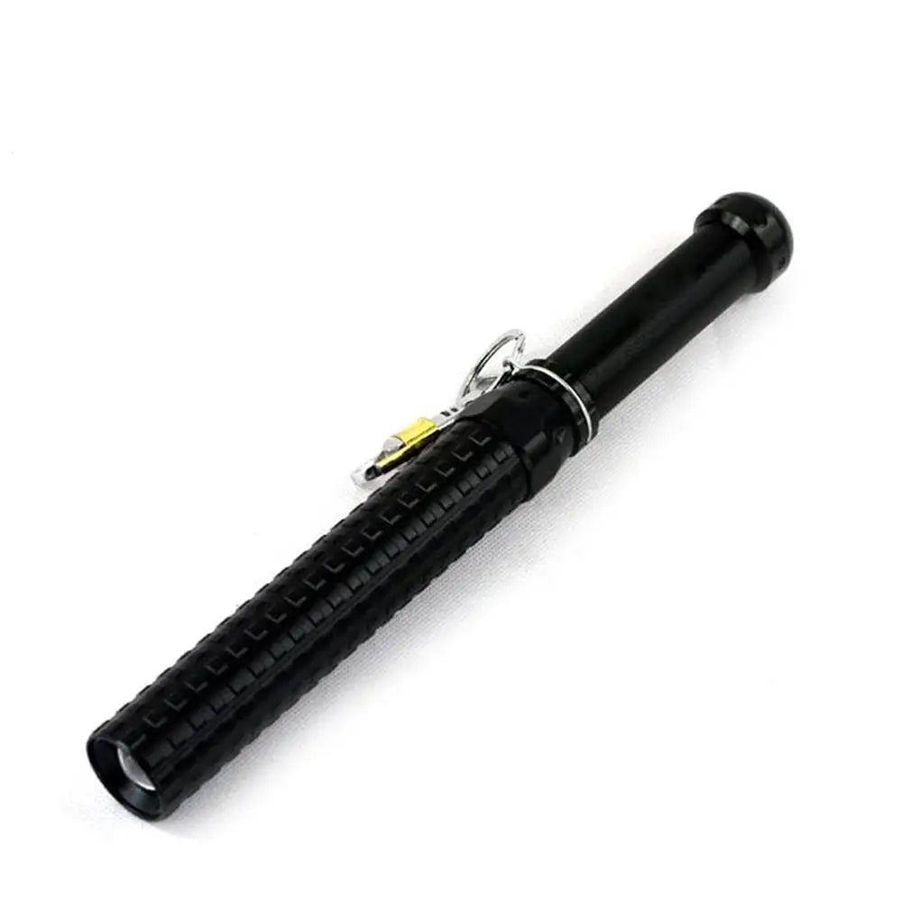 LED Flashlight Outdoor Rainproof Light Wear-resistant Aluminum Alloy 3 Modes Protective Stick Adjustable Flashlights